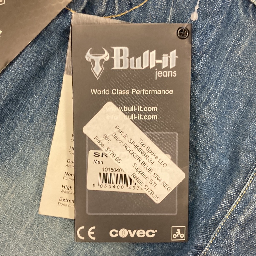 Bull-it Men’s Rocker Blue Jeans - Picture 6 of 8
